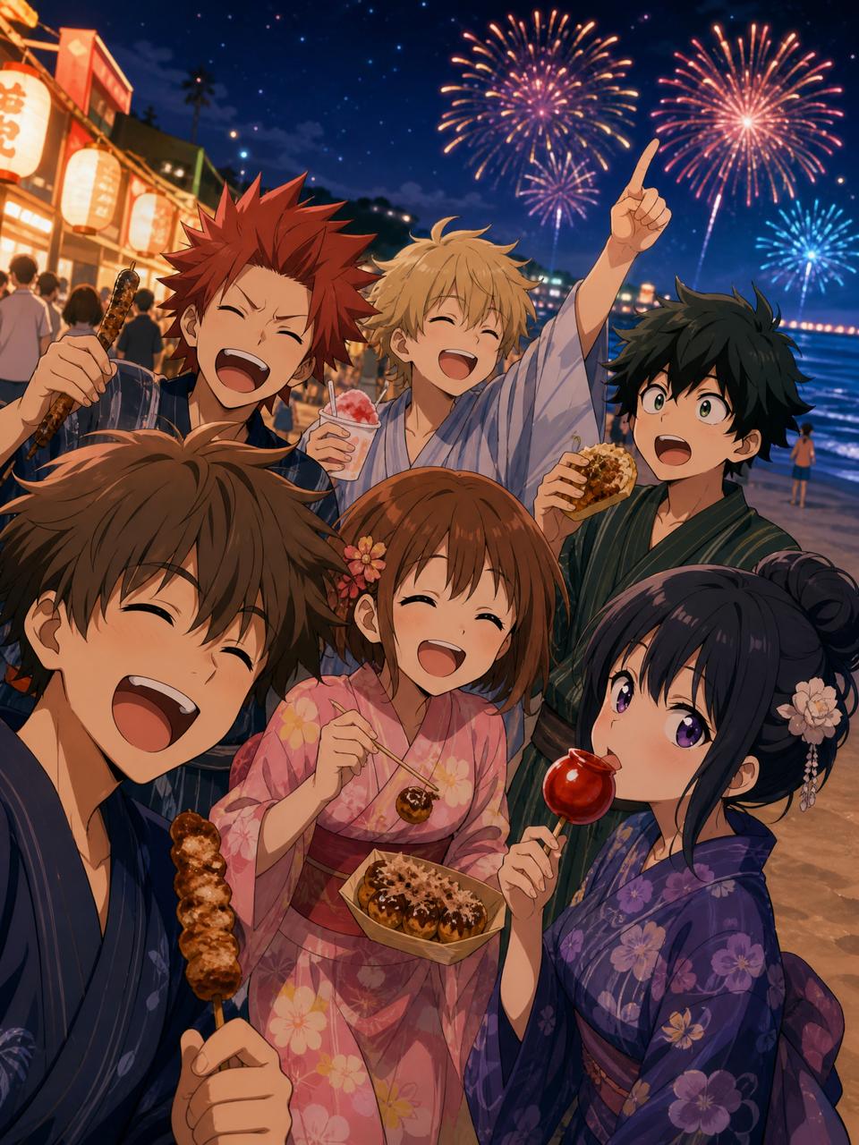 探花-夏日祭典生活动漫教程